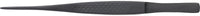 Mercer - Precision Plus™ 6.1" Black Stainless Steel Fine Tip Straight Tong - M35245BK