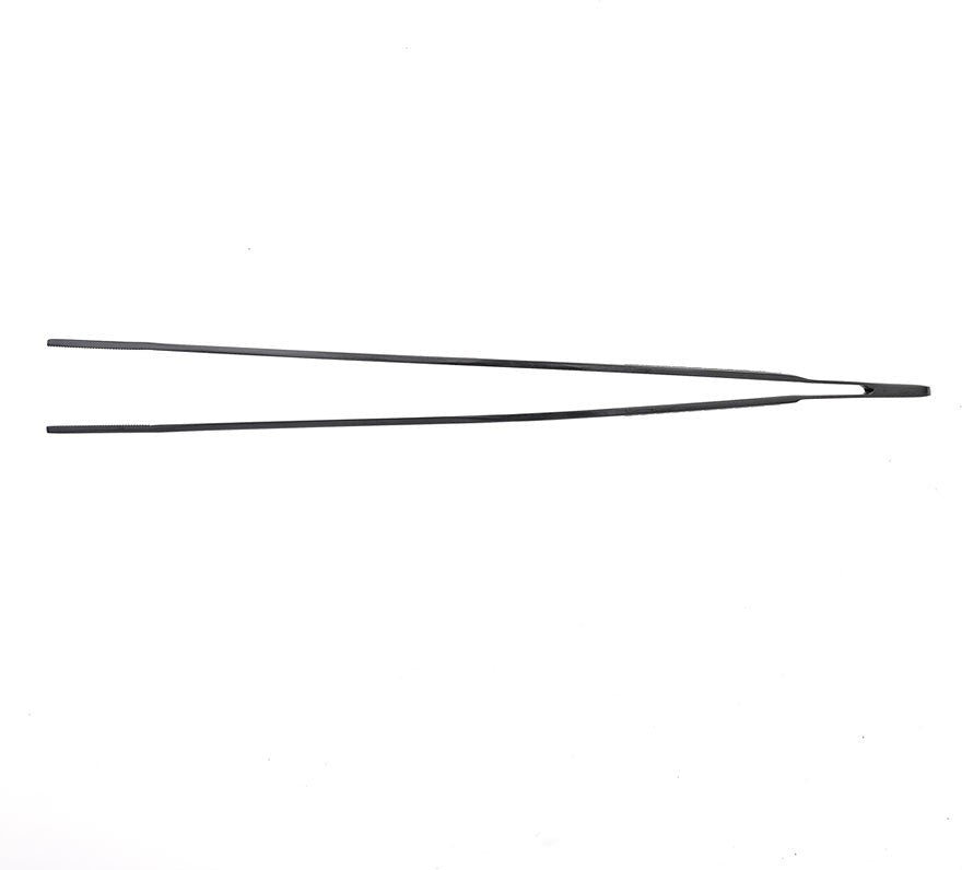 Mercer - Precision Plus™ 7.8" Black Stainless Steel Offset Tong - M35237BK