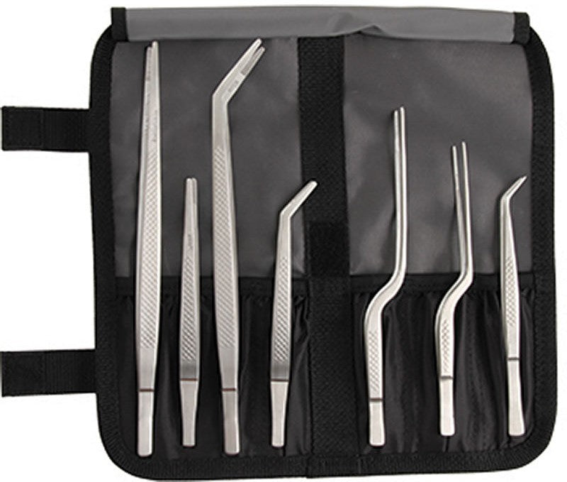 Mercer - Precision Plus™ Stainless Steel Plating Tongs, Pack Of 8 - M35154