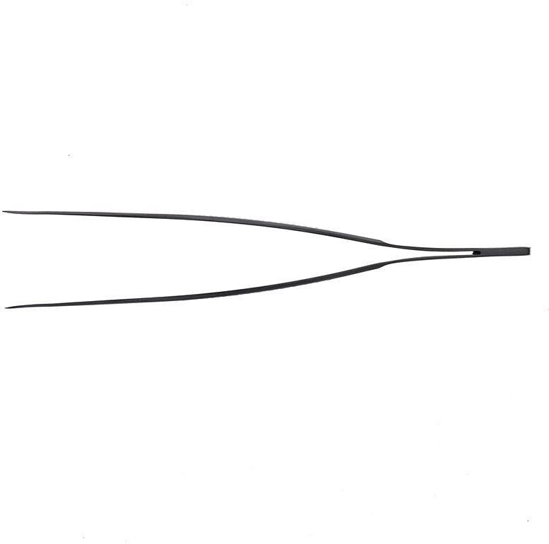 Mercer - Precision Plus™ 6.1" Black Stainless Steel Fine Tip Straight Tong - M35245BK