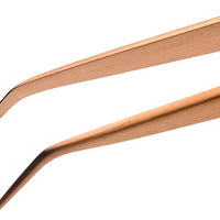 Mercer - Precision Plus™ 6.1" Rose Gold Stainless Steel Fine Tip Curved Tong - M35244RG