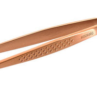Mercer - Precision Plus™ 6.1" Rose Gold Stainless Steel Fine Tip Curved Tong - M35244RG