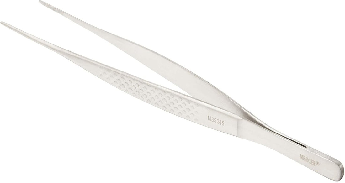 Mercer - Precision Plus™ 6.1" Stainless Steel Fine Tip Straight Tong - M35245