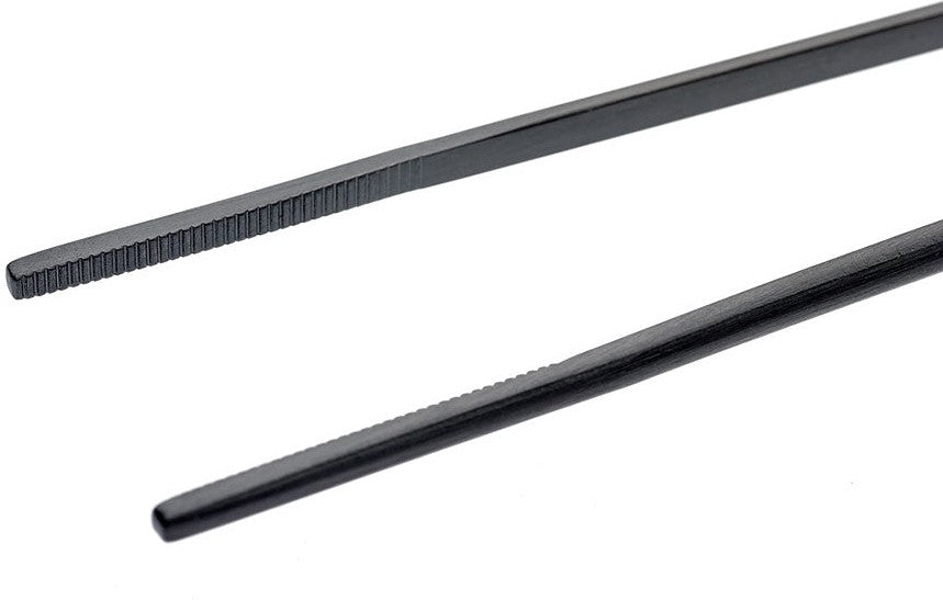 Mercer - Precision Plus™ 7.8" Black Stainless Steel Offset Tong - M35237BK