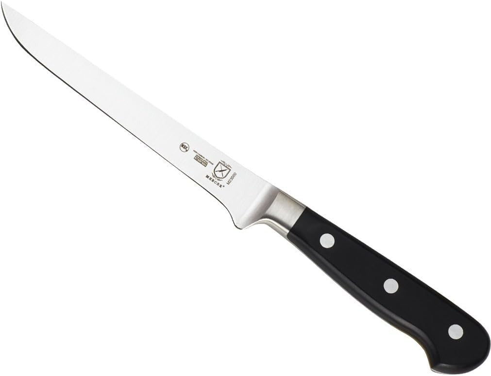 Mercer - Renaissance 6" German Steel Flexible Boning Knife with Black Handle - M23560
