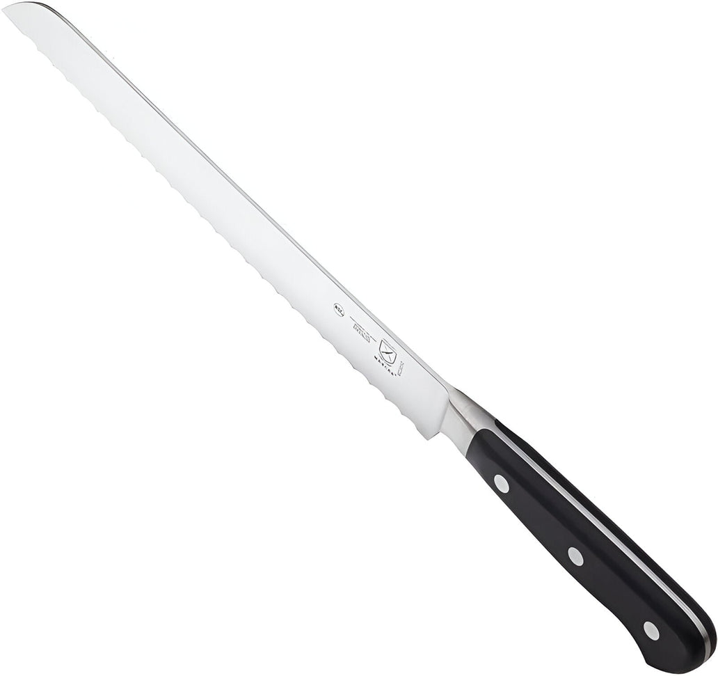 Mercer - Renaissance® 9" Wavy Edge Bread Knife with Black Handle - M23650
