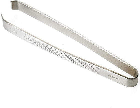 Mercer - Standard 4.6" x 0.5" Stainless Steel Fish Bone Tweezer - M35250
