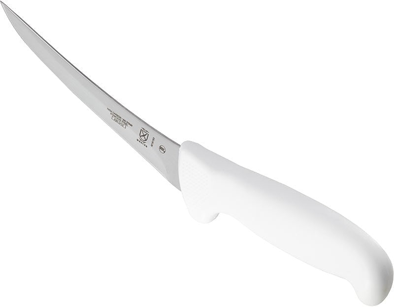 Mercer - Ultimate 6" Japanese Steel Curved Boning Knife with White Handle - M18180