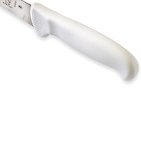 Mercer - Ultimate White 10" Stainless Steel Wavy Edge Curved Bread Knife with White Handle - M18132