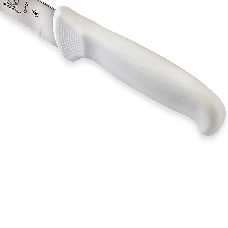 Mercer - Ultimate White 10" Steel White Wavy Edge Slicer - M18142