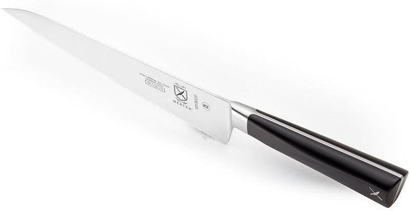 Mercer - Zum 6" German Steel Wavy Edge Utility Knife with Black Knife - M19020