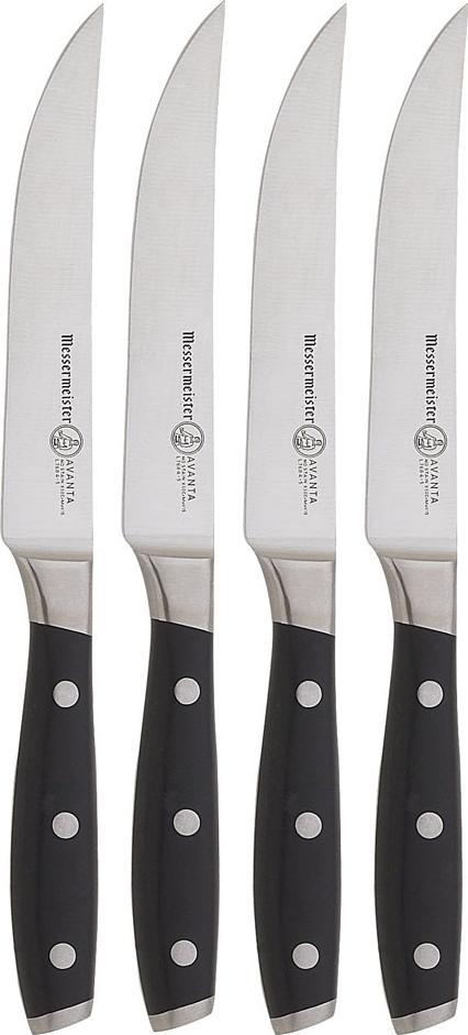 Messermeister - 4 PC Avanta Fine Edge Steak Knife Set - L7684-5/4S