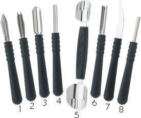 Messermeister - 9 PC Garnishing Tool Set - MGS-9