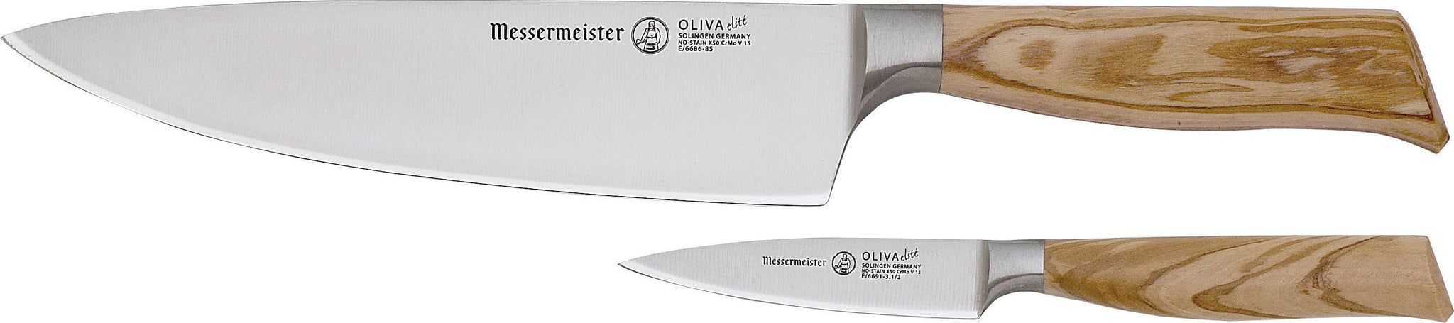 Messermeister - Oliva Elite 2 PC Chef's Knife & Parer Set - E/6000-2CP