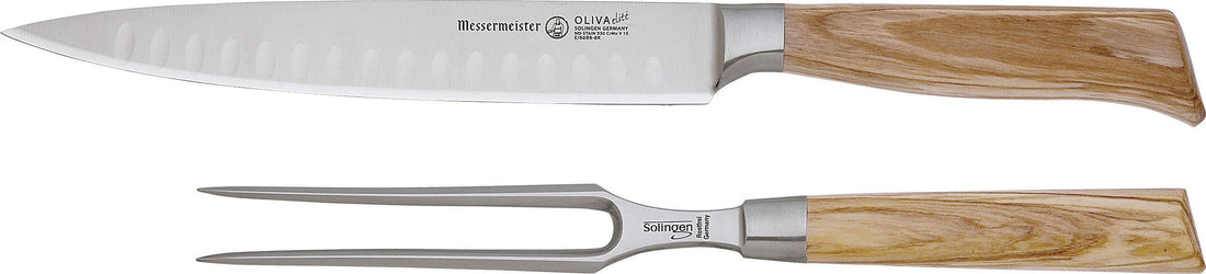 Messermeister - Oliva Elite 2 PC Kullenschliff Carving Set - E/6000-2KS