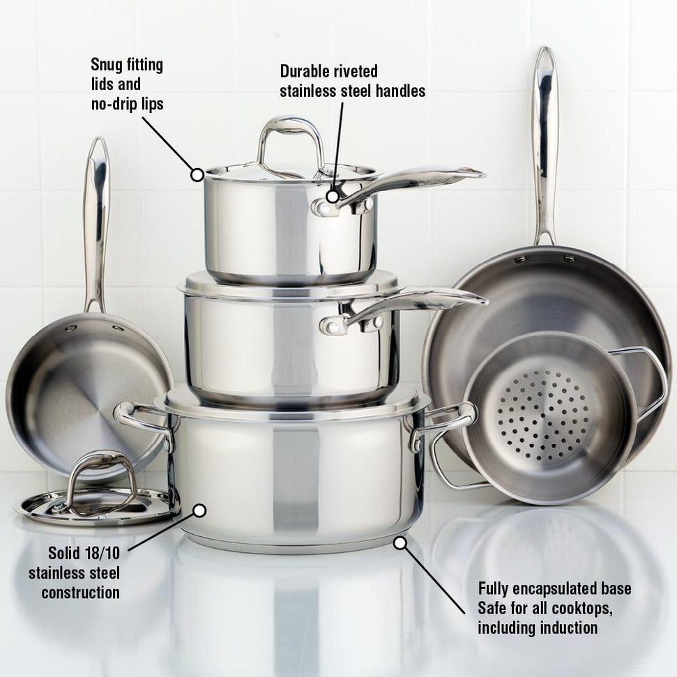 Meyer - 10 PC Accolade Series Cookware Set - 2201-10-00