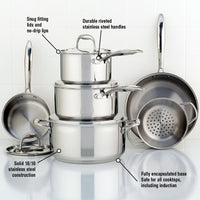 Meyer - 10 PC Accolade Series Cookware Set - 2201-10-00
