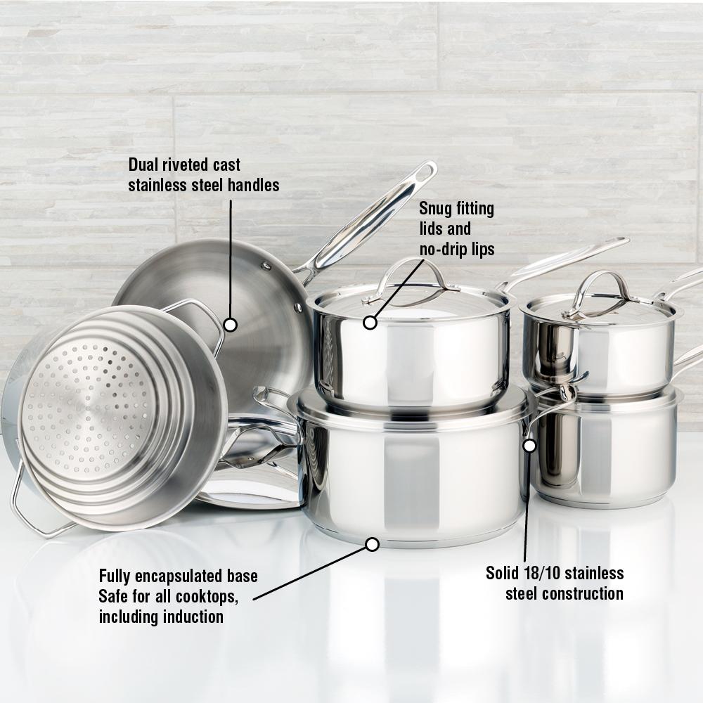 Meyer - 11 PC Confederation Series Cookware Set - 2401-11-00