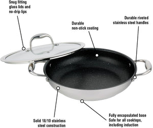 Meyer - 12.5" Non-Stick Everyday Pan with Lid 32cm Accolade Series - 2212-32-00