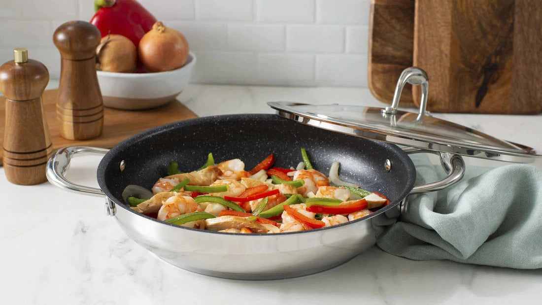 Meyer - 12.5" Non-Stick Everyday Pan with Lid 32cm Accolade Series - 2212-32-00 - DISCONTINUED