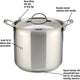 Meyer - 14 L Confederation Series Stock Pot with Lid - 2401-28-14