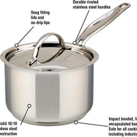 Meyer - 1.5 L Confederation Series Saucepan with Lid - 2406-16-15