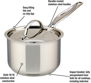 Meyer - 1.5 L Confederation Series Saucepan with Lid - 2406-16-15