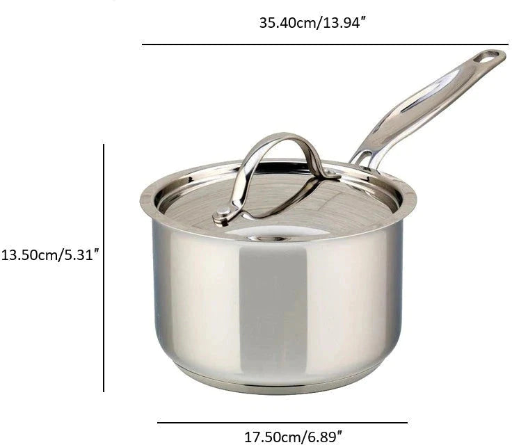 Meyer - 1.5 L Confederation Series Saucepan with Lid - 2406-16-15