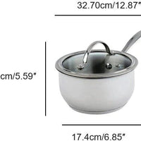 Meyer - 1.5 L Nouvelle Saucepan with Glass Lid - 8506-16-15