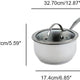 Meyer - 1.5 L Nouvelle Saucepan with Glass Lid - 8506-16-15