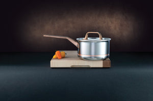 Meyer - 2 L CopperClad 5-Ply Copper Core Stainless Steel Saucepan with Lid - 3906-16-02