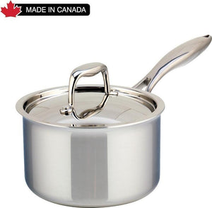 Meyer - 2 L SuperSteel Tri-ply Clad Saucepan with Cover - 3506-16-02