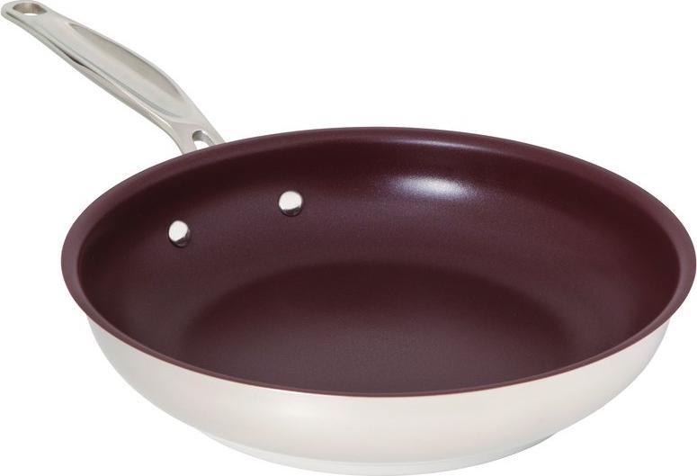 Meyer - 20 cm Stainless Steel Non-Stick Fry Pan Confederation Series - Malbec Red - 2418-20-00