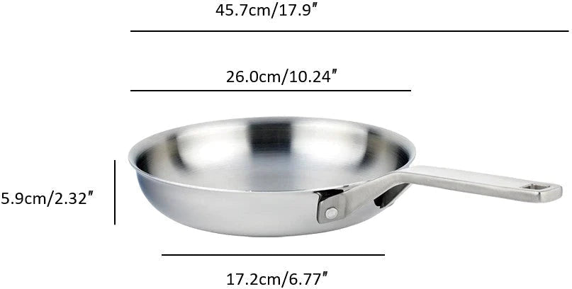Meyer - 24 cm ProClad Stainless Steel Fry Pan - 3814-24-00