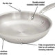 Meyer - 24 cm Stainless Steel Fry Pan Confederation Series - 2414-24-00