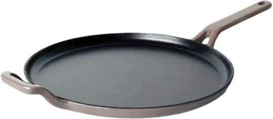 Meyer - 28 cm Flat Tawa Pan, Enamel Finish, Grey - 48601-C
