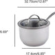 Meyer - 2.1 L Nouvelle Saucepan with Glass Lid - 8506-16-21