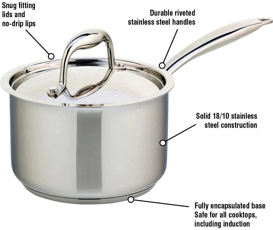 Meyer - 3 L Accolade Series Sauce Pan with Lid - 2206-20-03