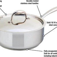 Meyer - 3 L Accolade Series Sauté Pan with Lid - 2208-22-03