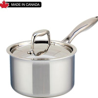 Meyer - 3 L SuperSteel Tri-ply Clad Saucepan with Cover - 3506-20-03