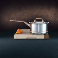 Meyer - 3.1 L CopperClad 5-Ply Copper Core Stainless Steel Saucepan with lid - 3906-20-31