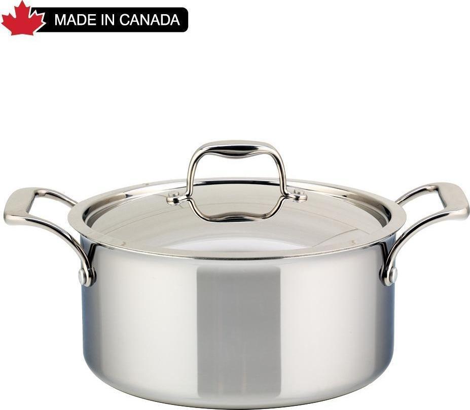 Meyer - 5 L SuperSteel Tri-ply Clad Dutch Oven with Cover - 3507-24-05