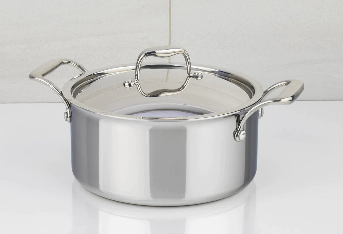 Meyer - 5 L SuperSteel Tri-ply Clad Dutch Oven with Cover - 3507-24-05