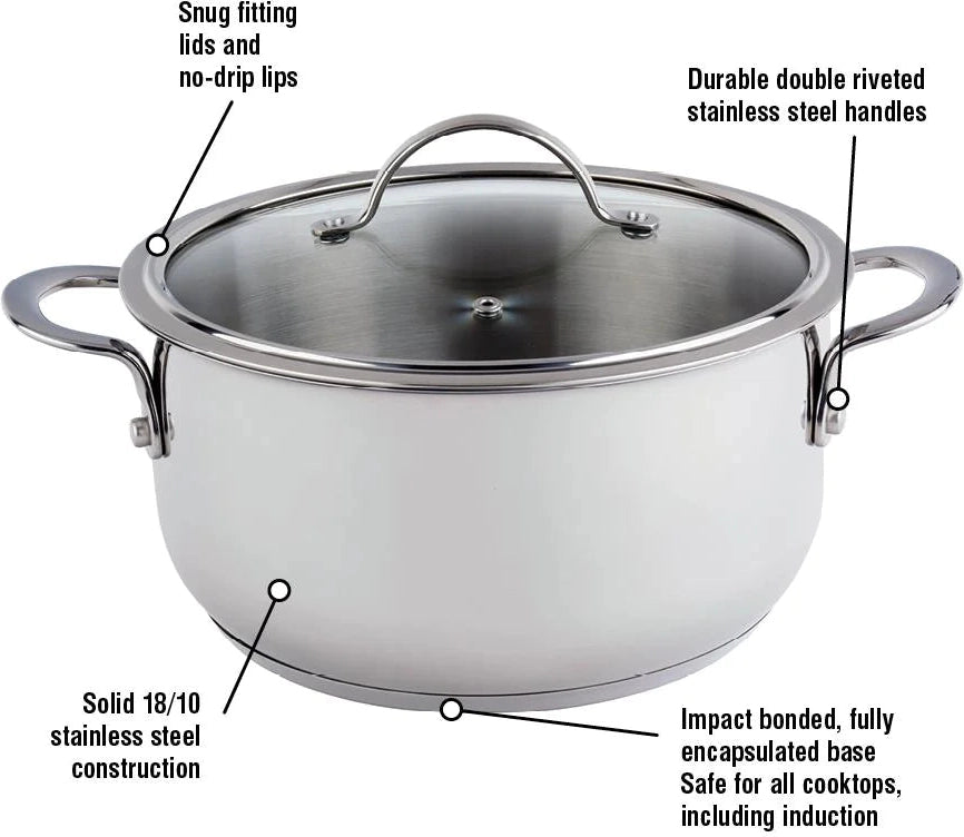 Meyer - 5.4 L Nouvelle Covered Dutch Oven - 8507-24-54