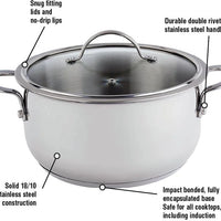 Meyer - 5.4 L Nouvelle Covered Dutch Oven - 8507-24-54