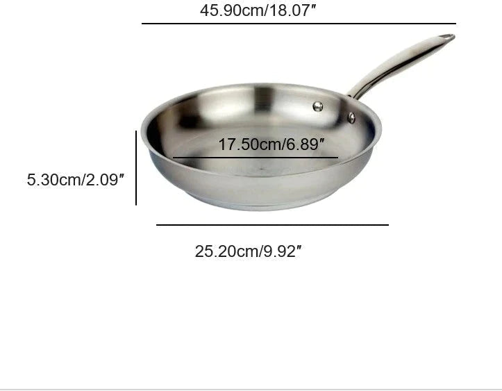 Meyer - 9.5" Accolade Stainless Steel Fry Pan 24 cm - 2214-24-00