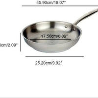 Meyer - 9.5" Accolade Stainless Steel Fry Pan 24 cm - 2214-24-00