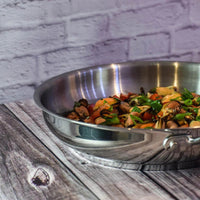 Meyer - 9.5" Accolade Stainless Steel Fry Pan 24 cm - 2214-24-00