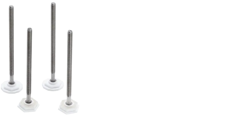 Miele - Longer Appliance Feet for Optimum Adjustment of the Machine Height to the Height of the Countertop - 12298200