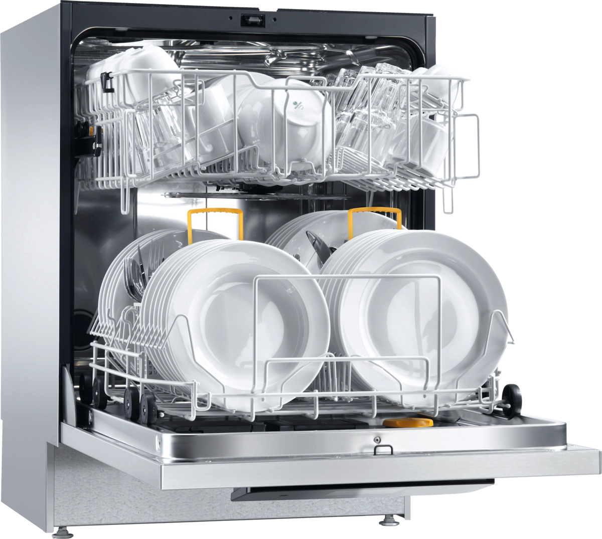 Miele - PFD 408 U 208V, Stainless Steel Built-Under Fresh-Water Dishwasher With Baskets - 61040830NAM